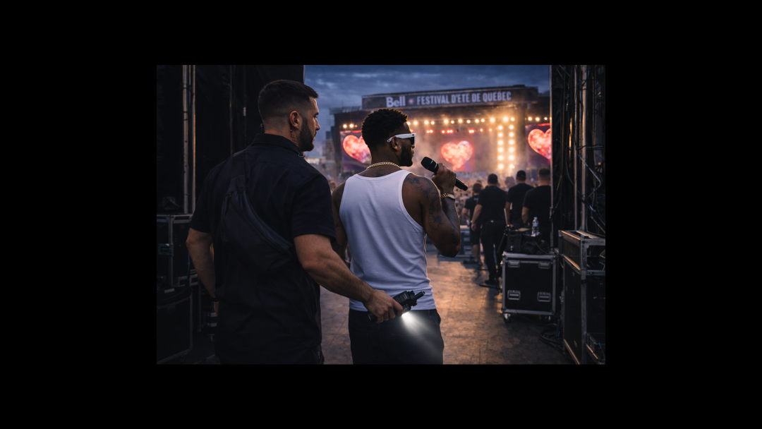 Protection d’artistes, VIP et tournées à Québec