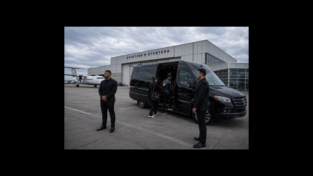 Transferts sécurisés entre aéroports, hôtels et salles